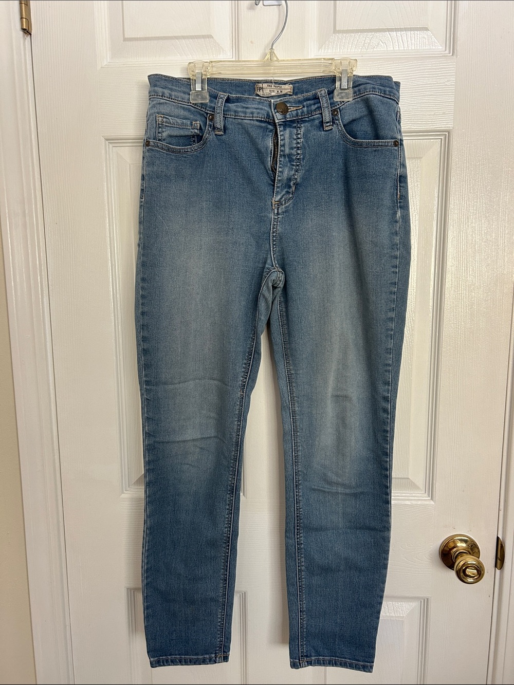 Free People Light Blue Skinny Jeans